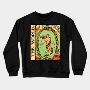 The World Tarot Card Crewneck Sweatshirt